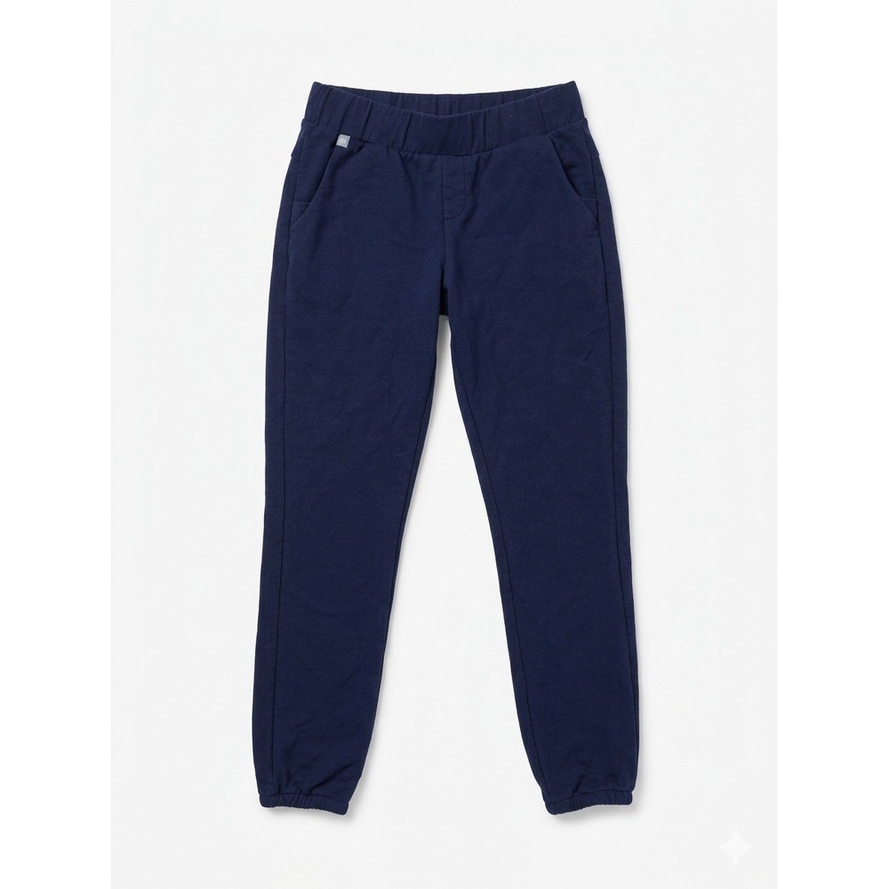 Figs Sweatpants Women Navy Blue‎ SzS W18LW2004 Cotton Slash P Comfy Heavy Cotton